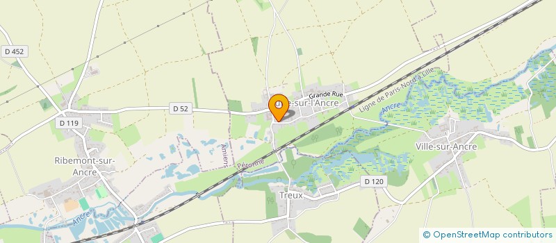 localisation de l'entreprise MONSIEUR CHRISTOPHE RICBOURG  MONTAUBAN-DE-PICARDIE