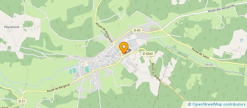 localisation de l'entreprise MONSIEUR CHRISTOPHE RICHARD  VERGT