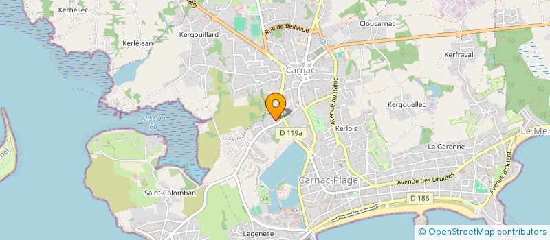 localisation de l'entreprise MONSIEUR CHRISTOPHE RICHARD  CARNAC