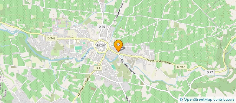 localisation de l'entreprise MONSIEUR CHRISTOPHE RICHAUD  MAZAN