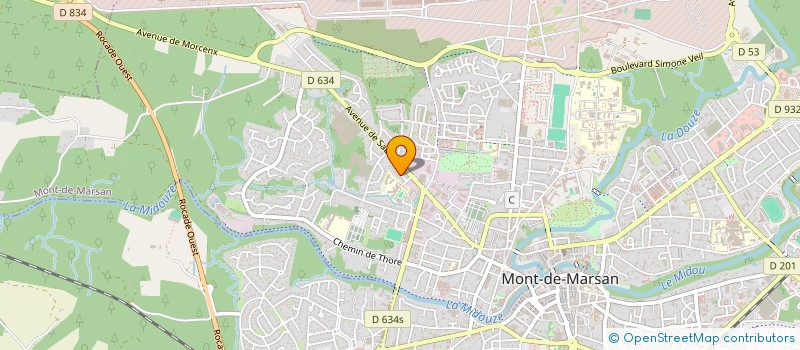 localisation de l'entreprise MONSIEUR CHRISTOPHE RICHERT  MONT-DE-MARSAN