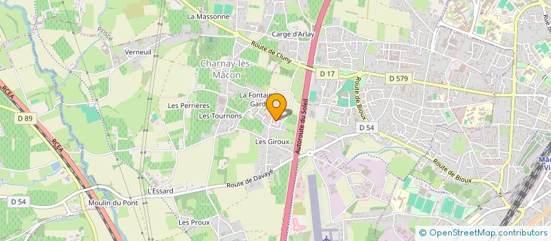 localisation de l'entreprise MONSIEUR CHRISTOPHE RICHY à CHARNAY-LES-MACON
