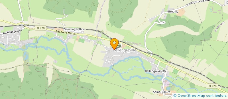 localisation de l'entreprise MONSIEUR CHRISTOPHE RIDEL à BELLENGREVILLE