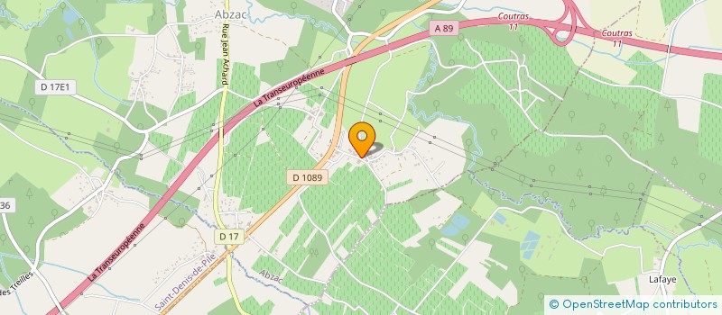 localisation de l'entreprise MONSIEUR CHRISTOPHE RIEUBLANC  ABZAC