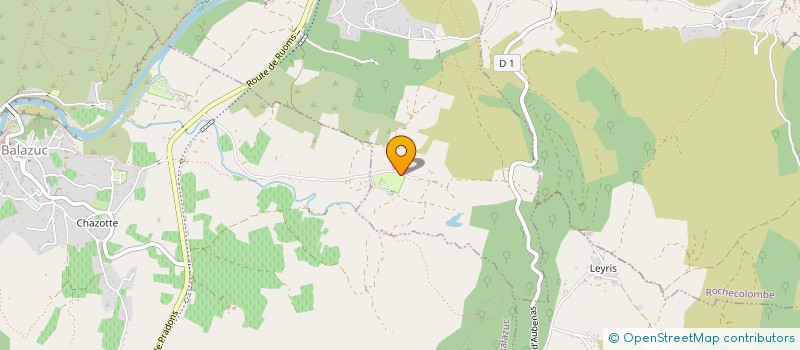 localisation de l'entreprise MONSIEUR CHRISTOPHE RIGAUD  SAINT-MAURICE-D' ARDECHE