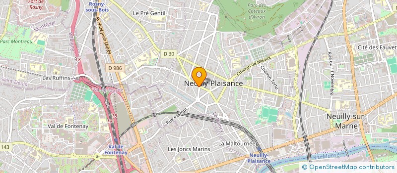 localisation de l'entreprise MONSIEUR CHRISTOPHE RIGOLET à NEUILLY-PLAISANCE