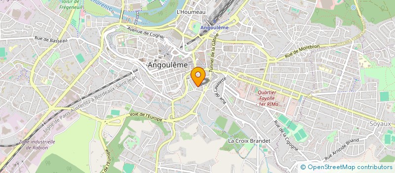 localisation de l'entreprise MONSIEUR CHRISTOPHE RIGOLLAUD à ANGOULEME
