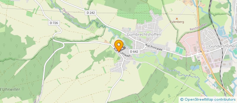 localisation de l'entreprise MONSIEUR CHRISTOPHE RIHN  GUMBRECHTSHOFFEN