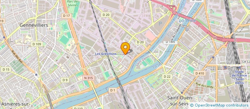 localisation de l'entreprise MONSIEUR CHRISTOPHE RIMBERT  ASNIERES-SUR-SEINE