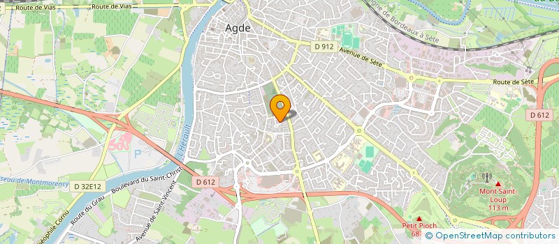 localisation de l'entreprise MONSIEUR CHRISTOPHE RINCON  AGDE
