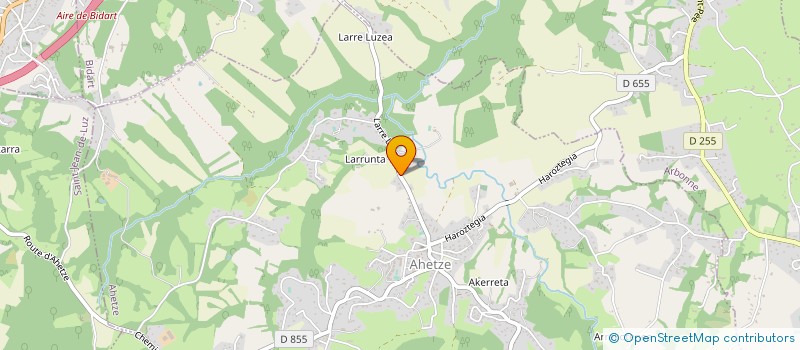 localisation de l'entreprise MONSIEUR CHRISTOPHE RINGEVAL  AHETZE