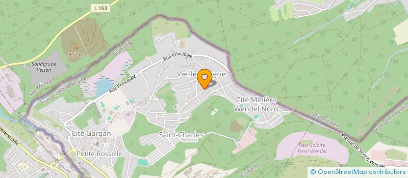 localisation de l'entreprise MONSIEUR CHRISTOPHE RINKENBACH  PETITE-ROSSELLE