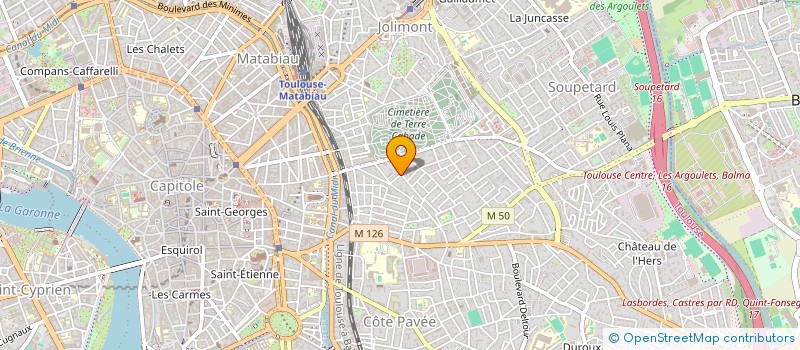 localisation de l'entreprise MONSIEUR CHRISTOPHE RIVES à TOULOUSE
