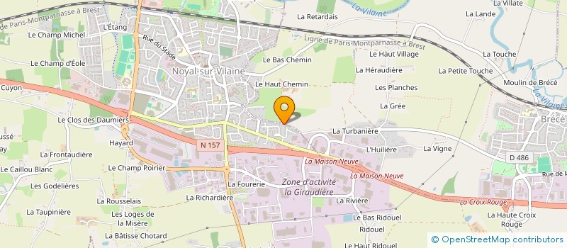 localisation de l'entreprise MONSIEUR CHRISTOPHE RIVET  NOYAL-SUR-VILAINE