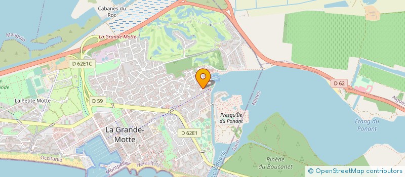localisation de l'entreprise MONSIEUR CHRISTOPHE RIVET  LA GRANDE-MOTTE