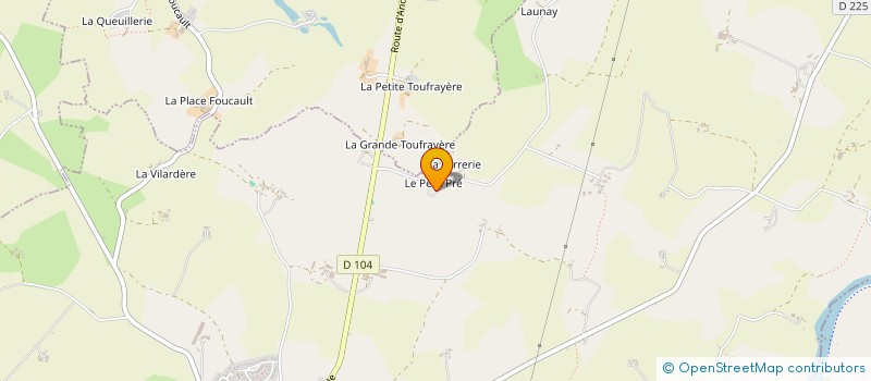 localisation de l'entreprise MONSIEUR CHRISTOPHE RIVIERE à ANDOUILLE