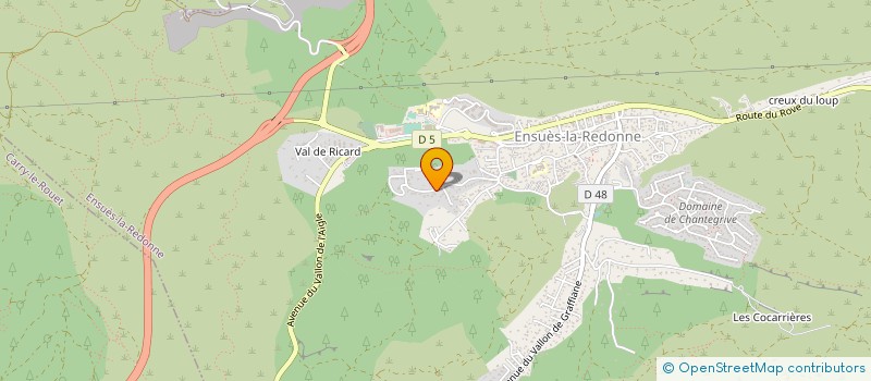 localisation de l'entreprise MONSIEUR CHRISTOPHE ROBERT  AUBAGNE