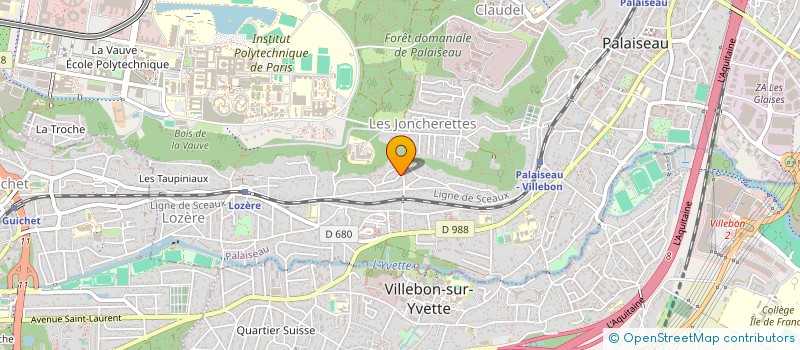 localisation de l'entreprise MONSIEUR CHRISTOPHE ROBERT à PALAISEAU