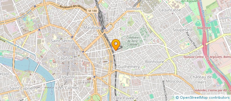 localisation de l'entreprise MONSIEUR CHRISTOPHE ROBERT  TOULOUSE