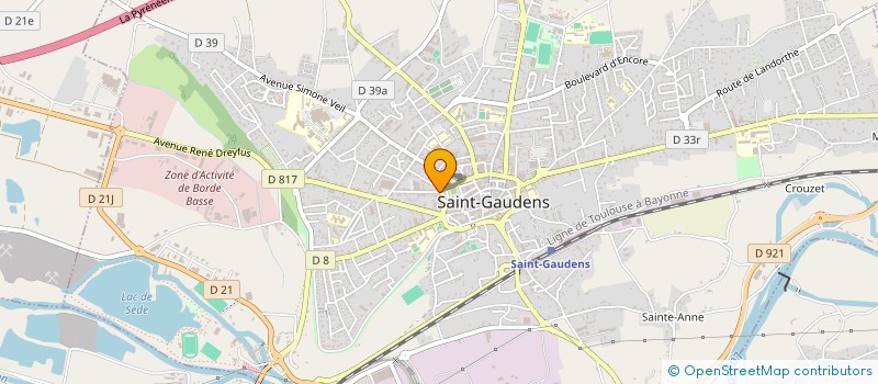 localisation de l'entreprise MONSIEUR CHRISTOPHE ROBERT à SAINT-GAUDENS