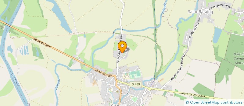 localisation de l'entreprise MONSIEUR CHRISTOPHE ROBIC  CHAUSSIN