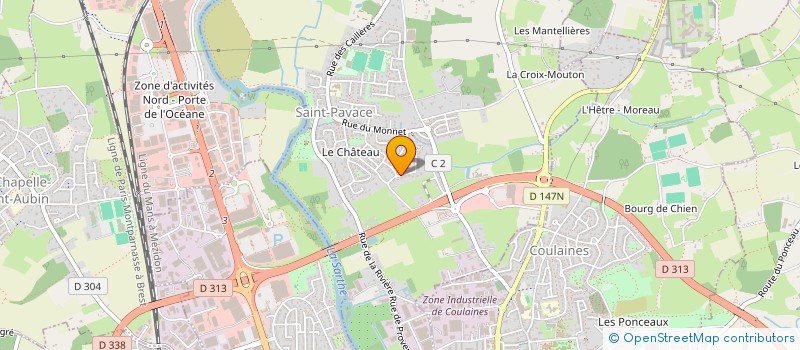 localisation de l'entreprise MONSIEUR CHRISTOPHE ROBIDAS à SAINT-PAVACE