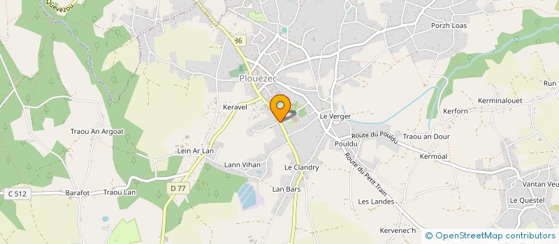 localisation de l'entreprise MONSIEUR CHRISTOPHE ROBIN à PLOUEZEC