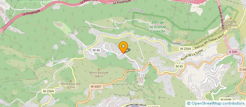 localisation de l'entreprise MONSIEUR CHRISTOPHE ROBINE  EZE