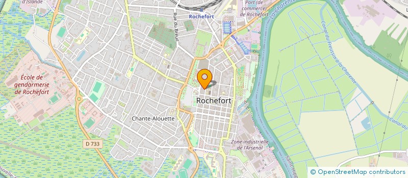 localisation de l'entreprise MONSIEUR CHRISTOPHE ROBINIER  ROCHEFORT