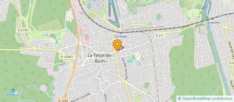 localisation de l'entreprise MONSIEUR CHRISTOPHE ROCHEREAU à LA TESTE-DE-BUCH