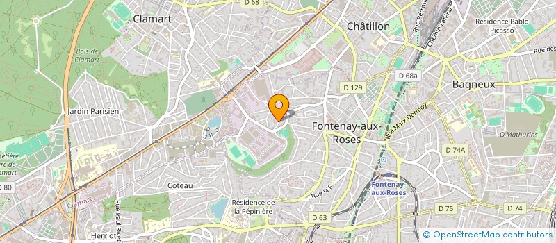 localisation de l'entreprise MONSIEUR CHRISTOPHE ROCHETTE à FONTENAY AUX ROSES