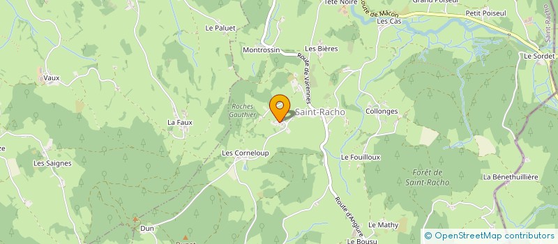 localisation de l'entreprise MONSIEUR CHRISTOPHE ROCOURT à SAINT-RACHO