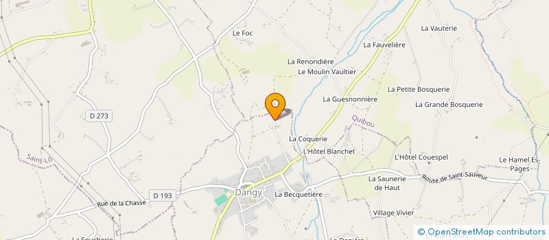 localisation de l'entreprise MONSIEUR CHRISTOPHE ROCUL  DANGY