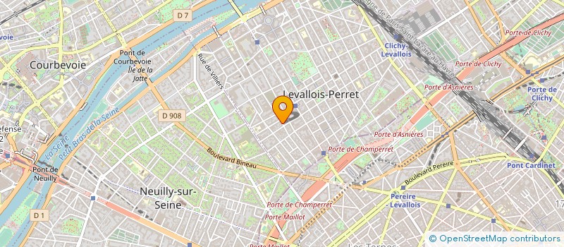 localisation de l'entreprise MONSIEUR CHRISTOPHE RODOLAUSSE à LEVALLOIS-PERRET