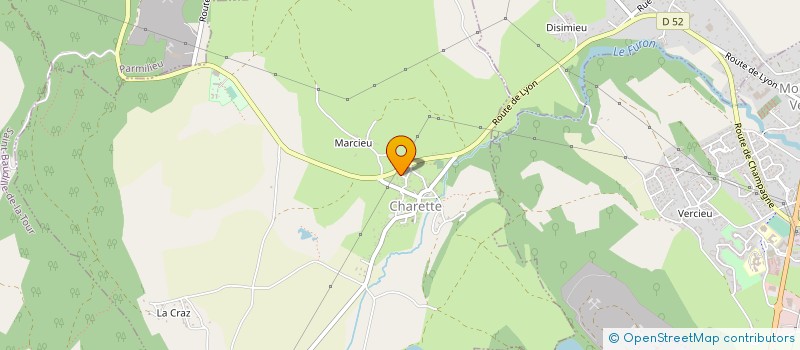 localisation de l'entreprise MONSIEUR CHRISTOPHE RODRIGUEZ  CHARETTE