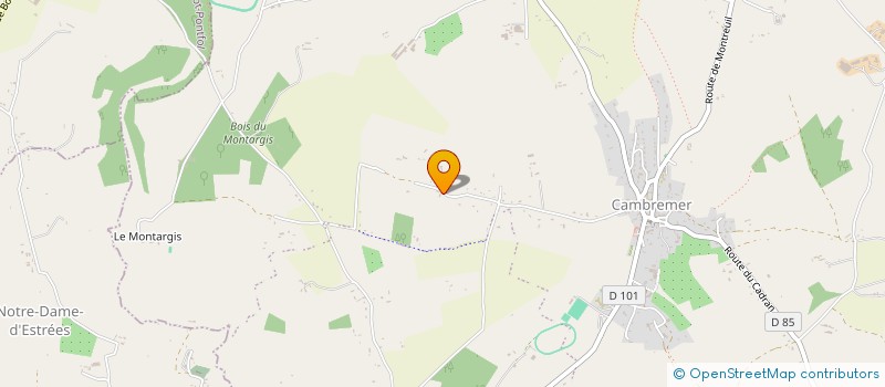 localisation de l'entreprise MONSIEUR CHRISTOPHE ROGER  CAMBREMER