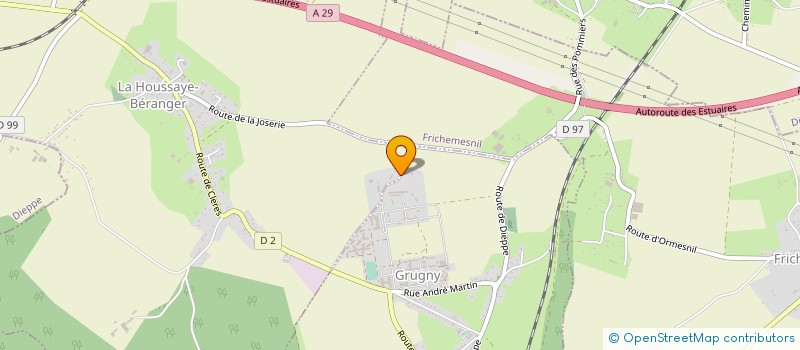 localisation de l'entreprise MONSIEUR CHRISTOPHE ROGER  LA HOUSSAYE-BERANGER