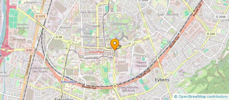 localisation de l'entreprise MONSIEUR CHRISTOPHE ROIBET à GRENOBLE