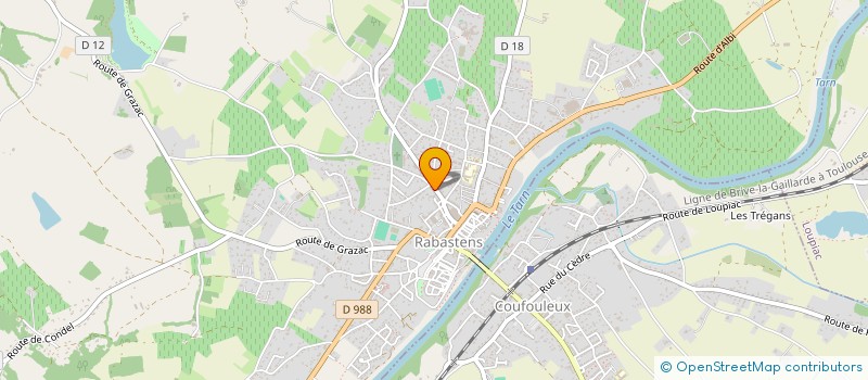 localisation de l'entreprise MONSIEUR CHRISTOPHE ROLAND à RABASTENS