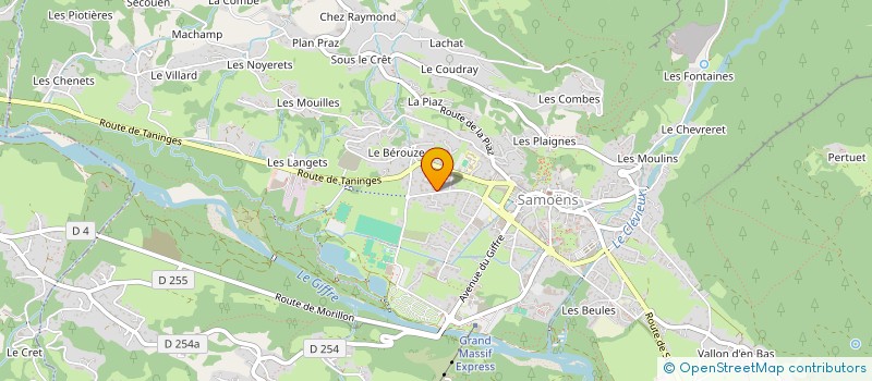 localisation de l'entreprise MONSIEUR CHRISTOPHE ROLIN  SAMOENS