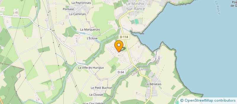 localisation de l'entreprise MONSIEUR CHRISTOPHE ROLLAND  LE MINIHIC-SUR-RANCE