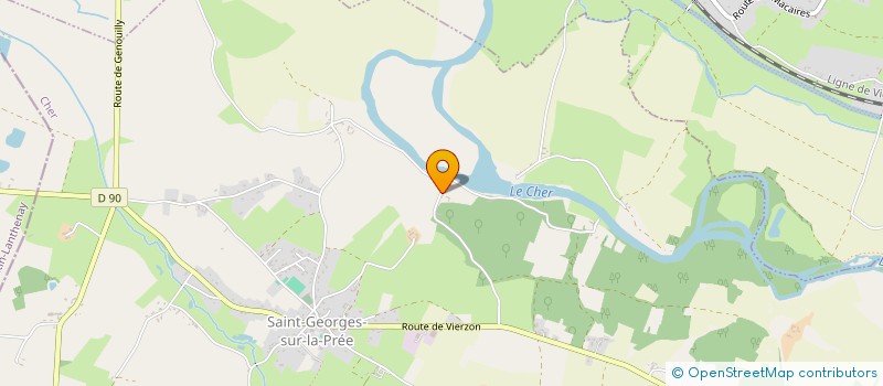 localisation de l'entreprise MONSIEUR CHRISTOPHE ROLLET  SAINT-GEORGES-SUR-LA-PREE