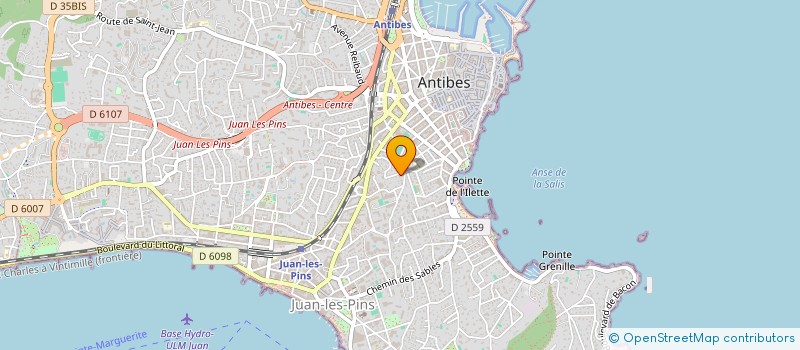 localisation de l'entreprise MONSIEUR CHRISTOPHE ROMAND-HEGELBACH à ANTIBES