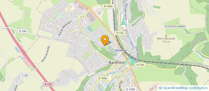 localisation de l'entreprise MONSIEUR CHRISTOPHE ROME  BARENTIN