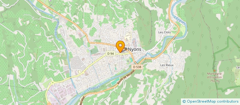 localisation de l'entreprise MONSIEUR CHRISTOPHE ROMERO à NYONS