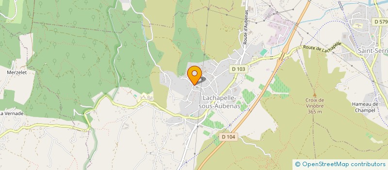 localisation de l'entreprise MONSIEUR CHRISTOPHE ROMERO  SAINT-AMBROIX