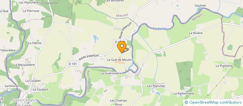 localisation de l'entreprise MONSIEUR CHRISTOPHE ROMET à SAINT-CENERI-LE-GEREI