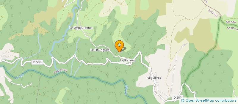 localisation de l'entreprise MONSIEUR CHRISTOPHE ROMIGUIER  SAINT GENIEZ D'OLT ET D'AUBRAC