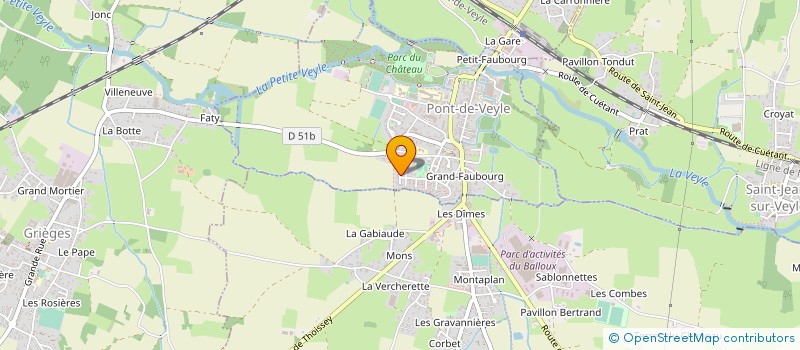 localisation de l'entreprise MONSIEUR CHRISTOPHE ROND à PONT-DE-VEYLE