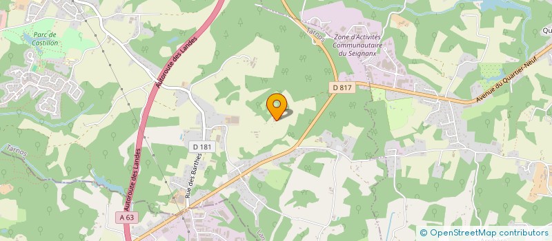 localisation de l'entreprise MONSIEUR CHRISTOPHE RONDELE  TARNOS